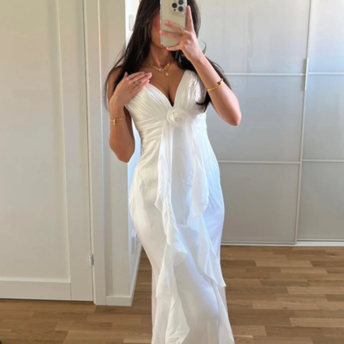 Vit långklänning  - 1
