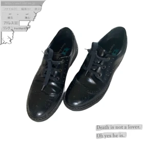 Oxford skor - Ett par svarta Oxford-liknande skor från Angry Angels i storlek 40. Endast använda ett fåtal gånger då de gav mig hälskav. ;-; Läs gärna bion innan köp!