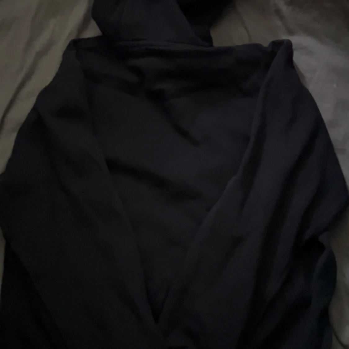 Svart Nike hoodie med broderad logo - 1