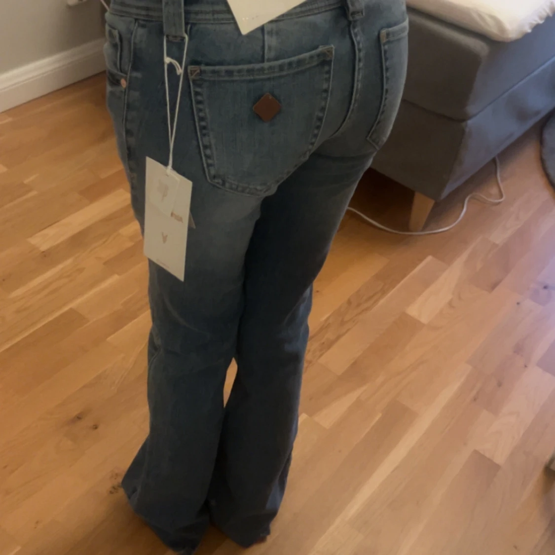 Abrand Super Low Kick jeans blå 25 - 2