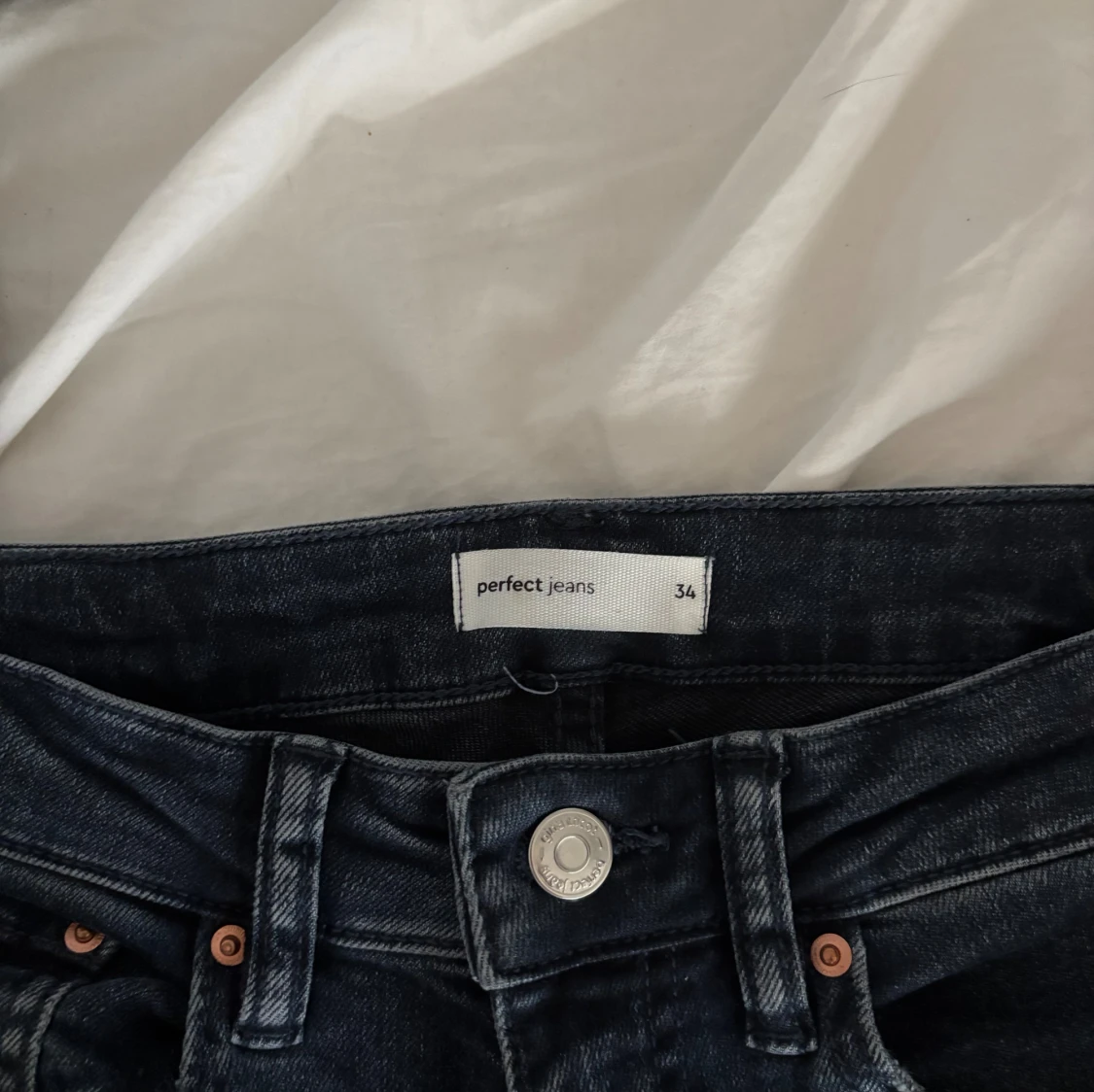 Bootcut jeans mörkblå - 4