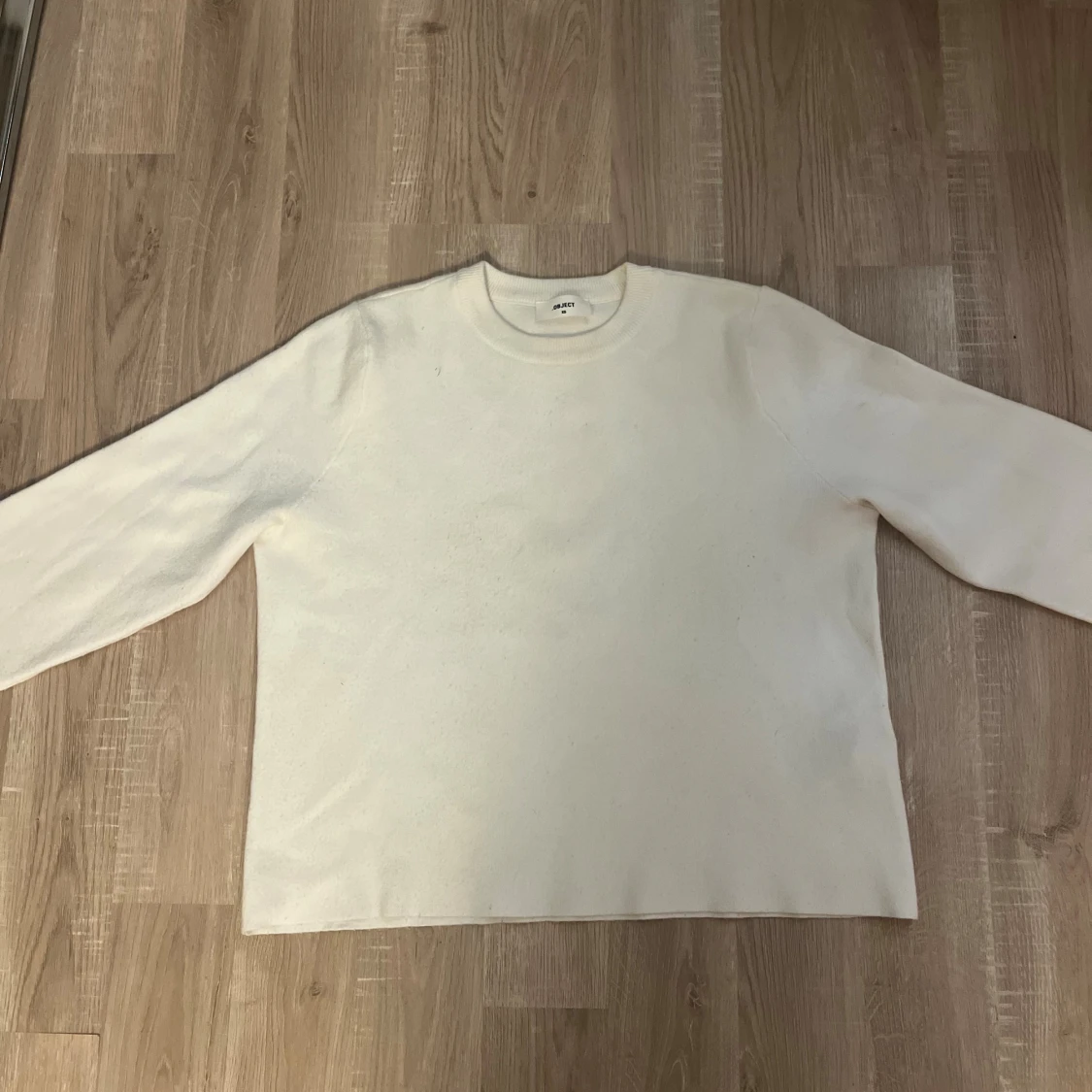 Vit långärmad tröja från Object - 1