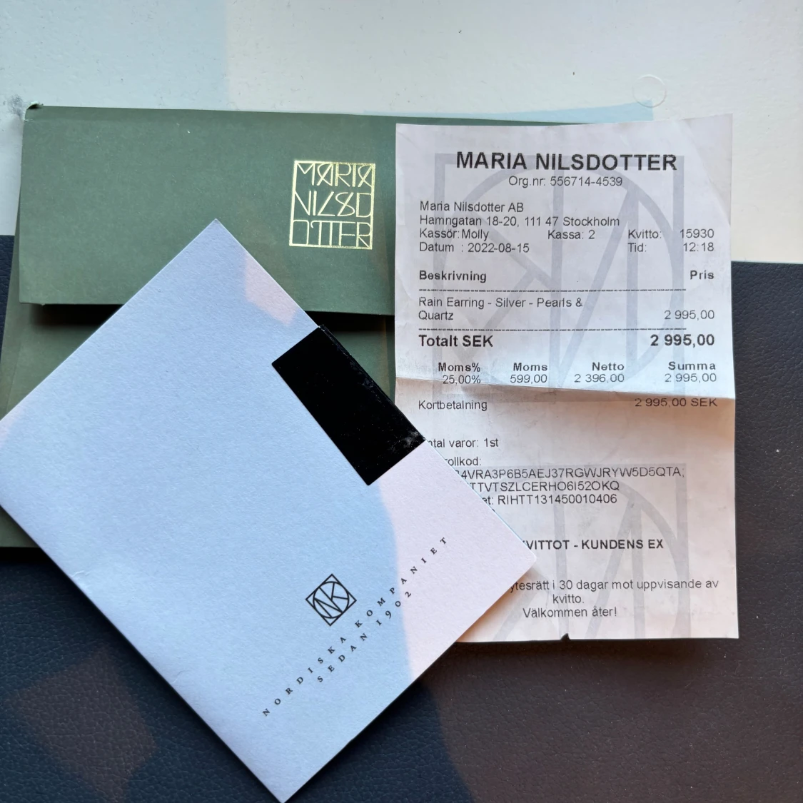 Maria Nilsdotter örhänge  - 3