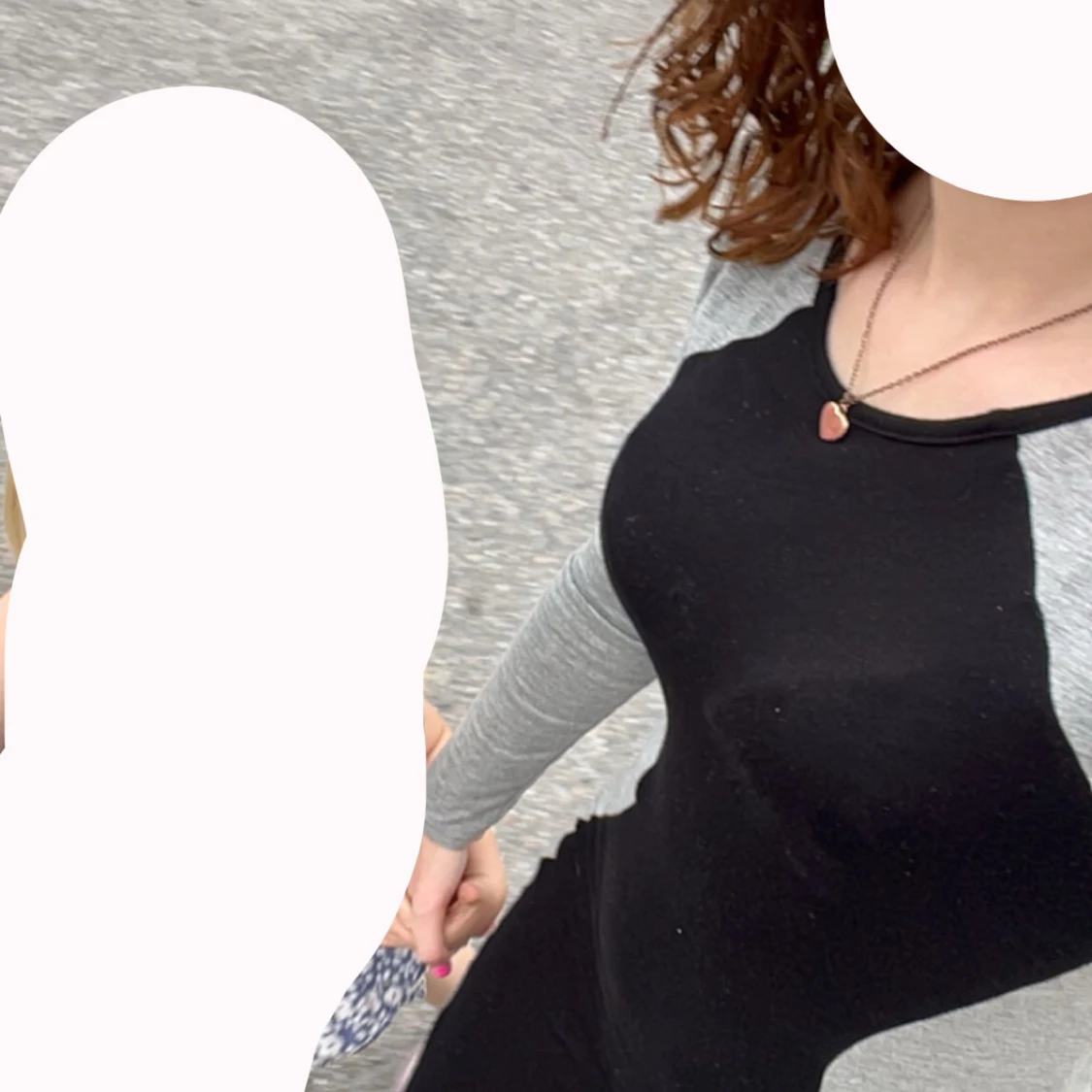 Svart och grå långklänning Club L - 4