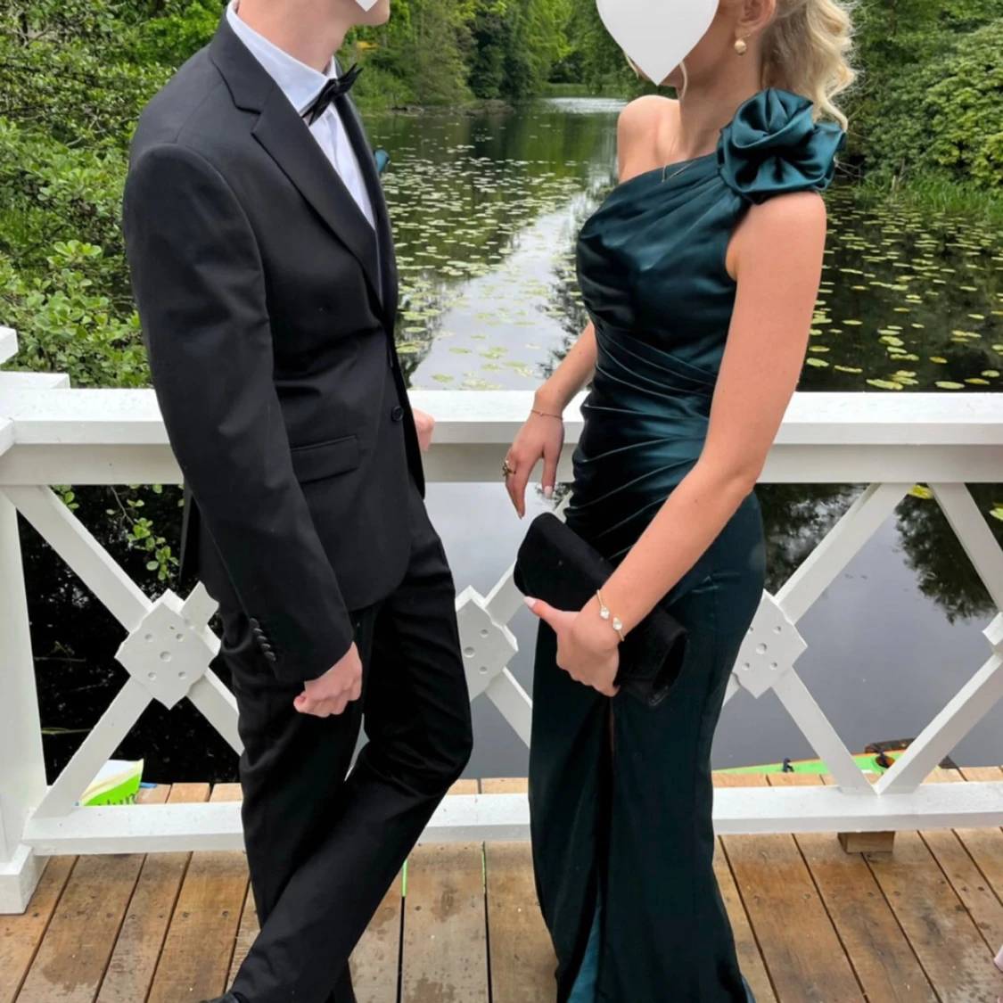 Balklänning mörkgrön