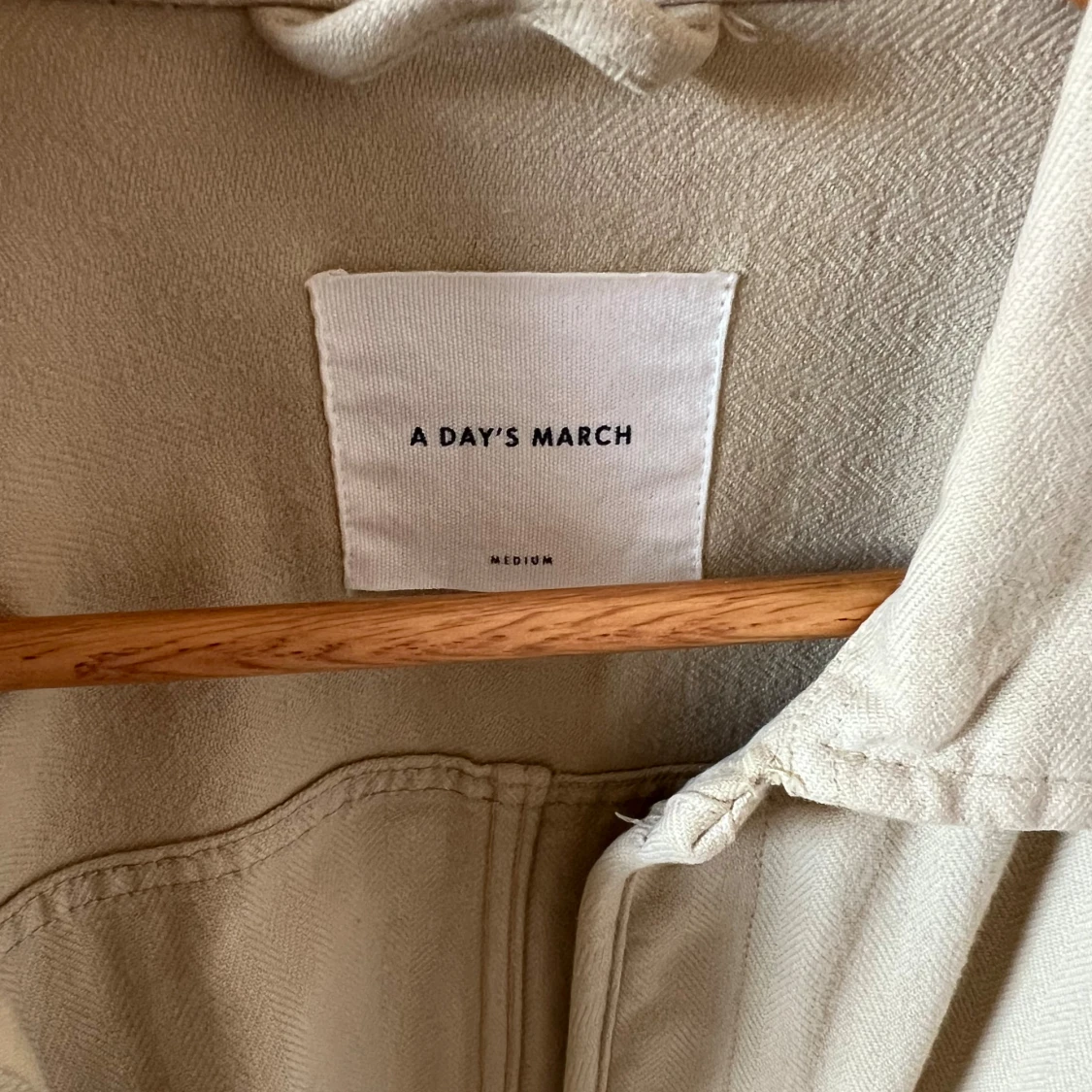 Beige overshirt från A Day's March - 1