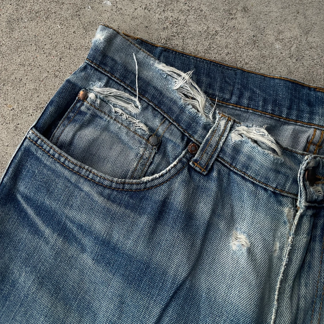 Reworked vintage jeans - 4