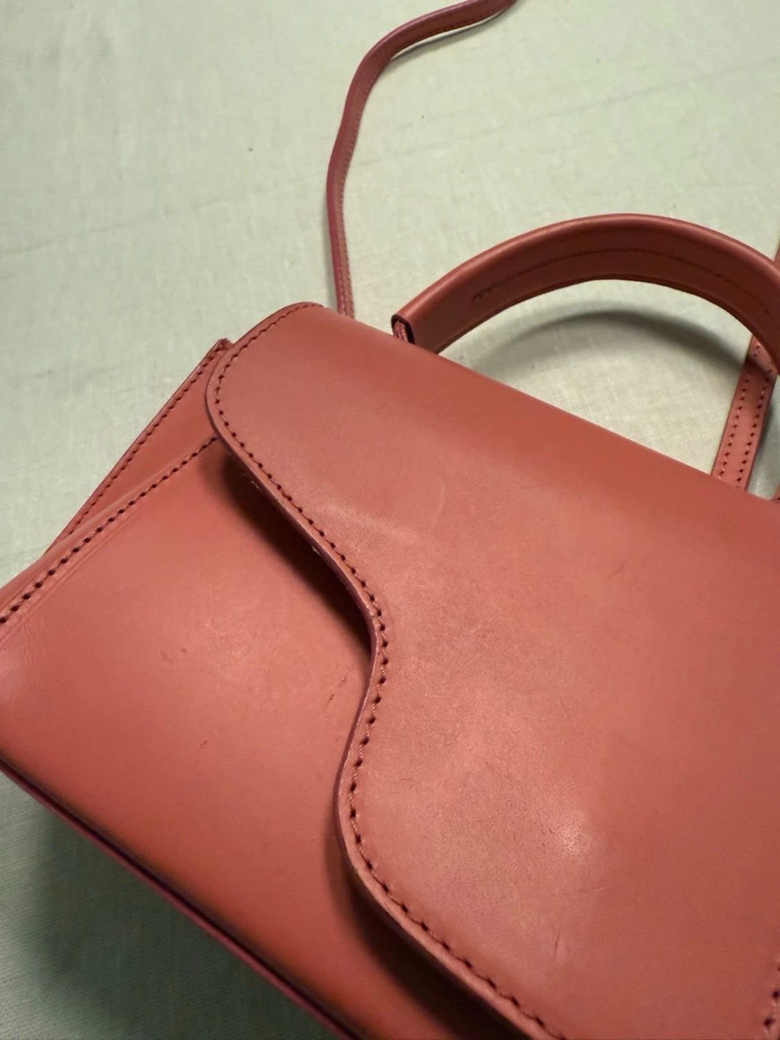 Rosa axelväska från ATP Atelier - 4