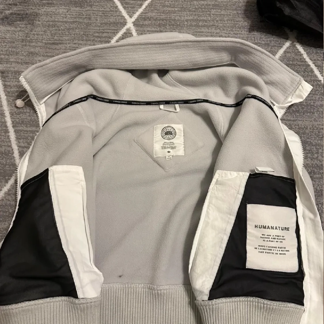 Ljusgrå fleecejacka från Canada Goose - 2