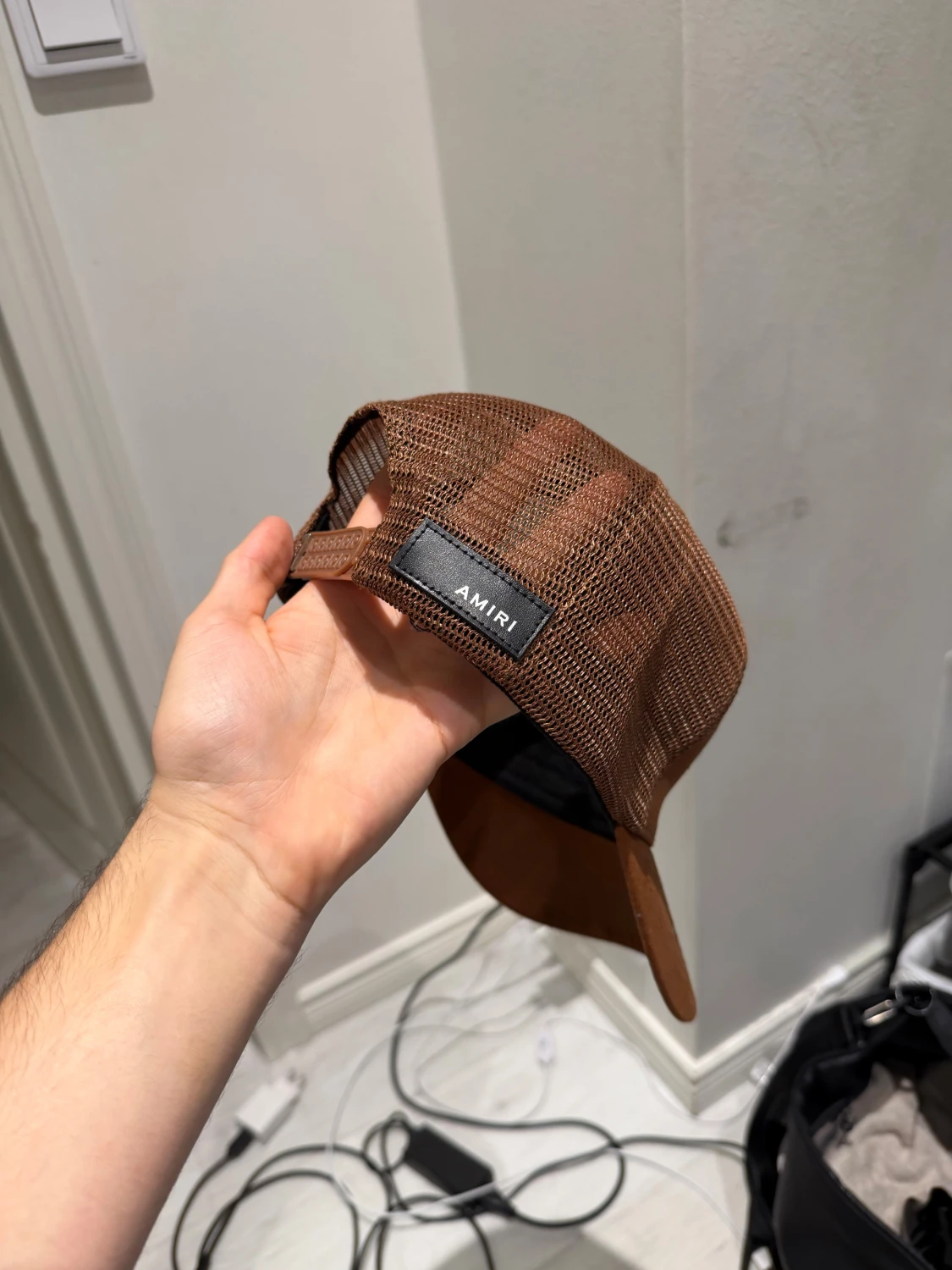 Amiri brown cap - 1