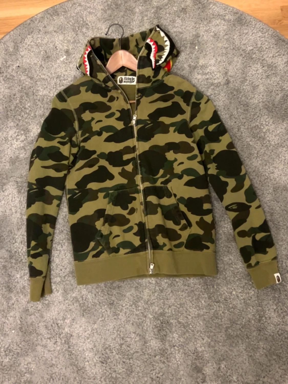 A BATHING APE/BAPE - Fullzip Grön