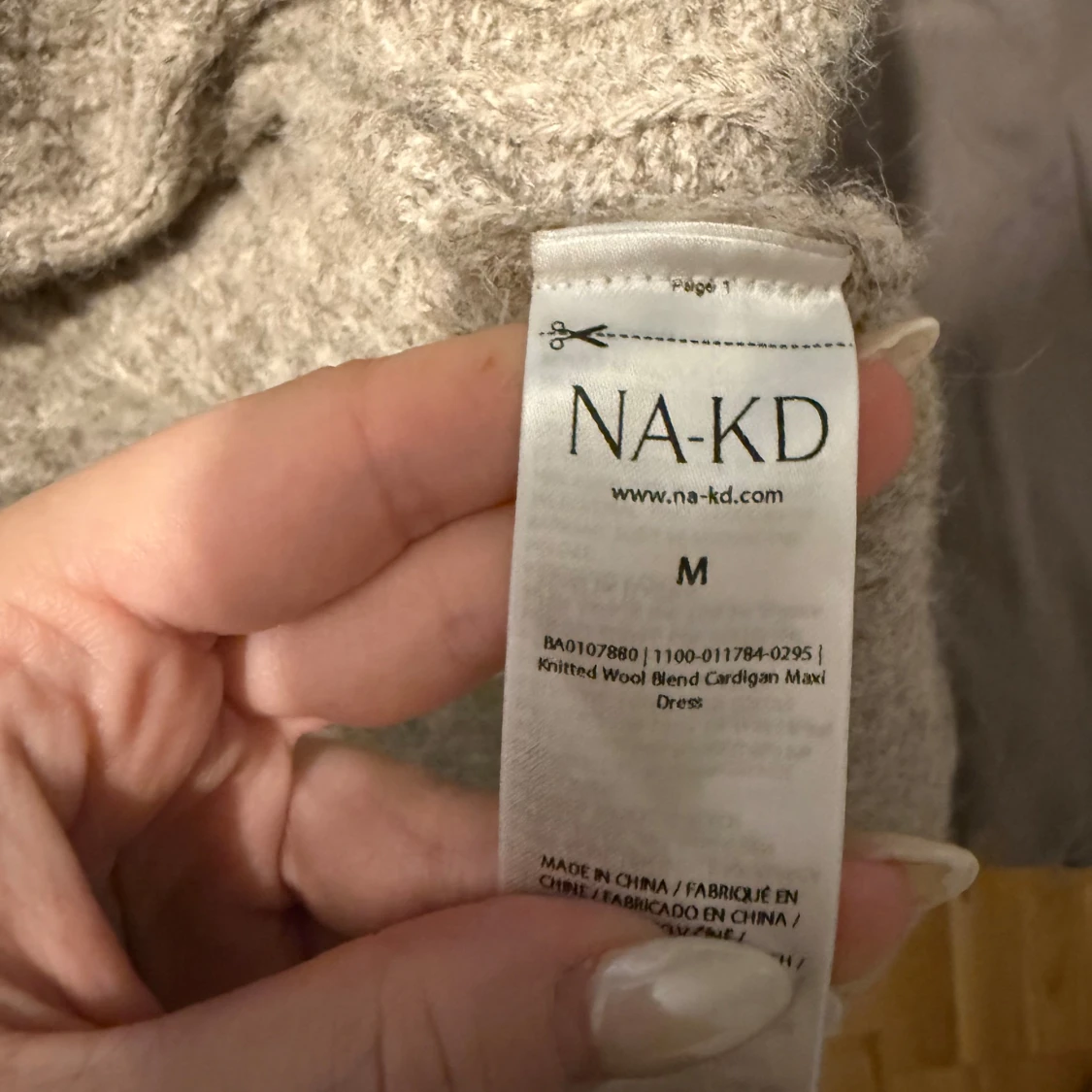 Lång cardigan/klänning - 3