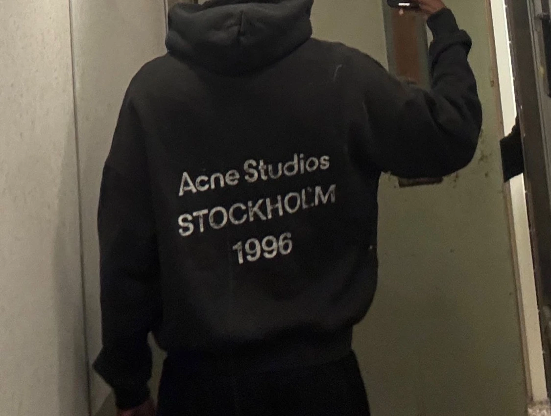 Svart hoodie Acne Studios Stockholm - 3