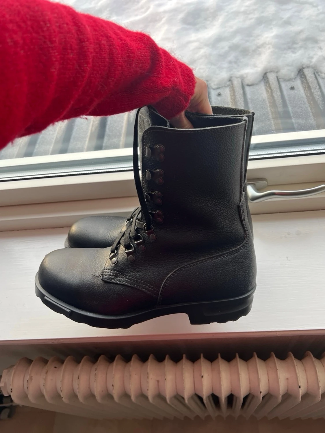 Svarta militärkängor M77 - 4