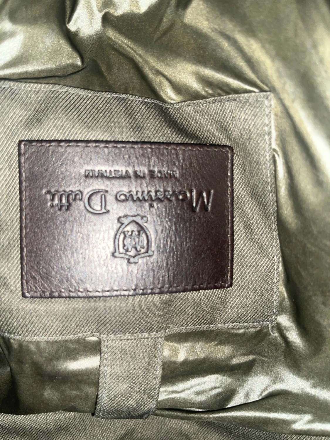 Mörkgrön dunjacka Massimo dutti - 4