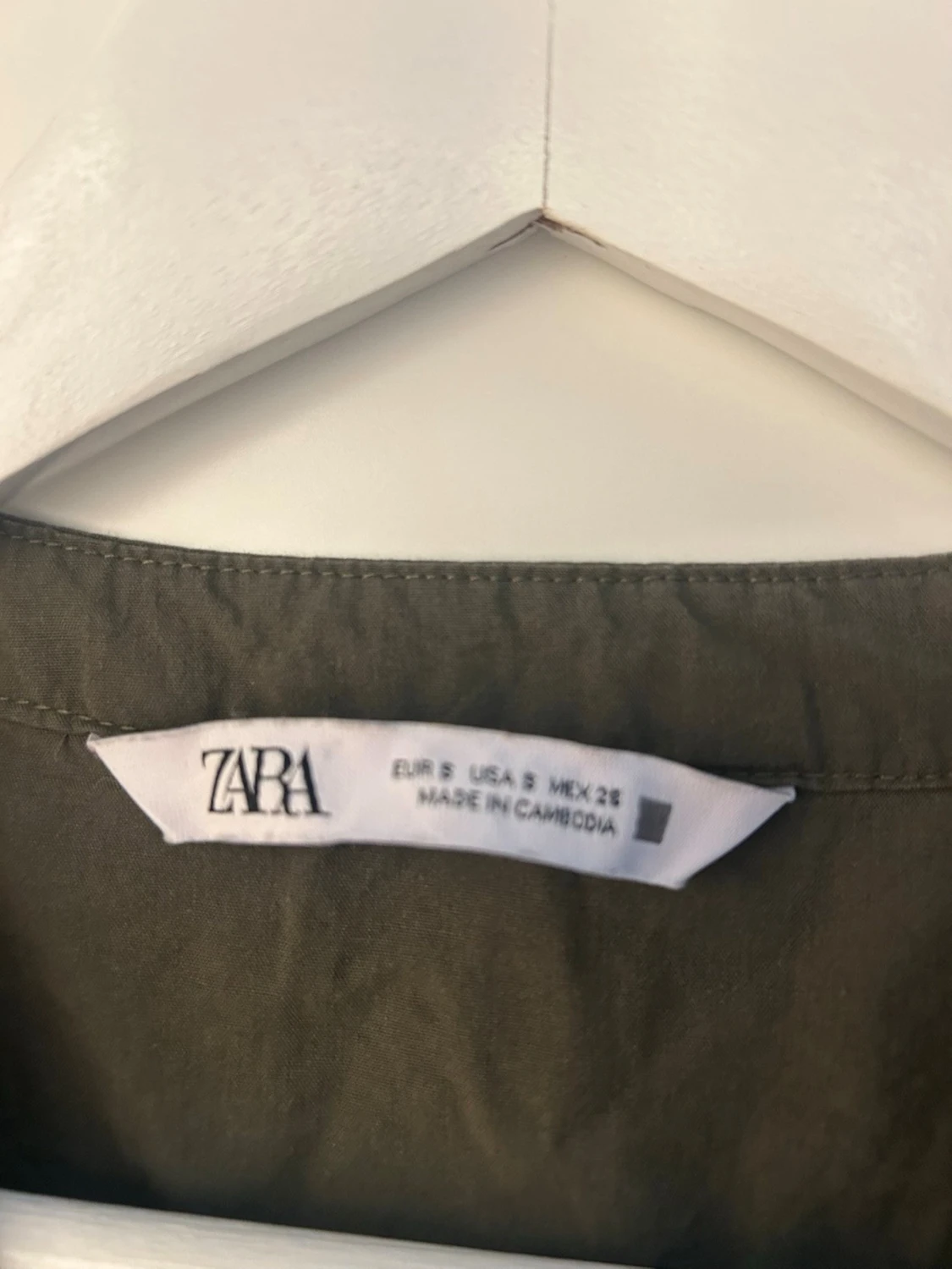 Olivgrön Zara blus  - 2