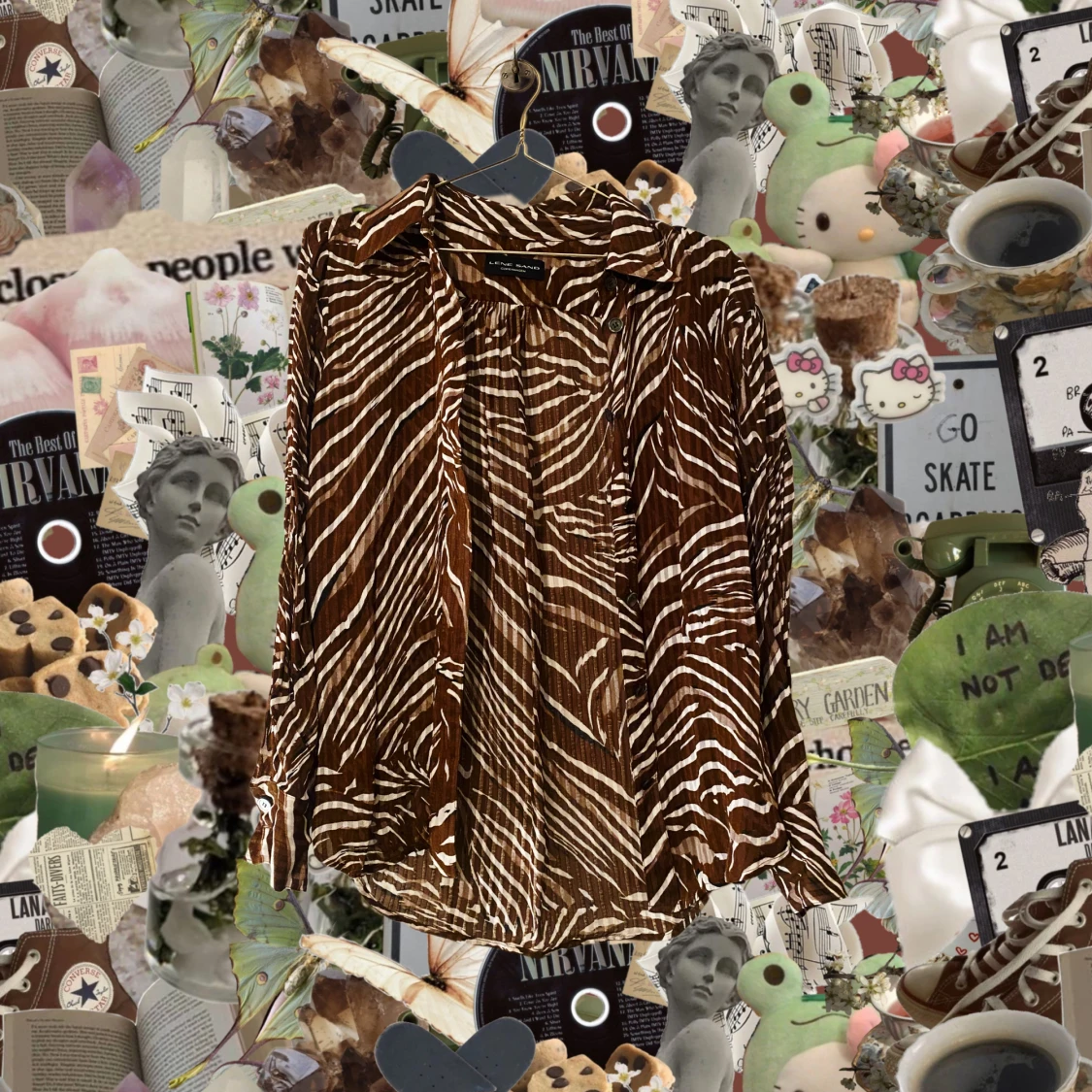 Zebra print blus  - 2