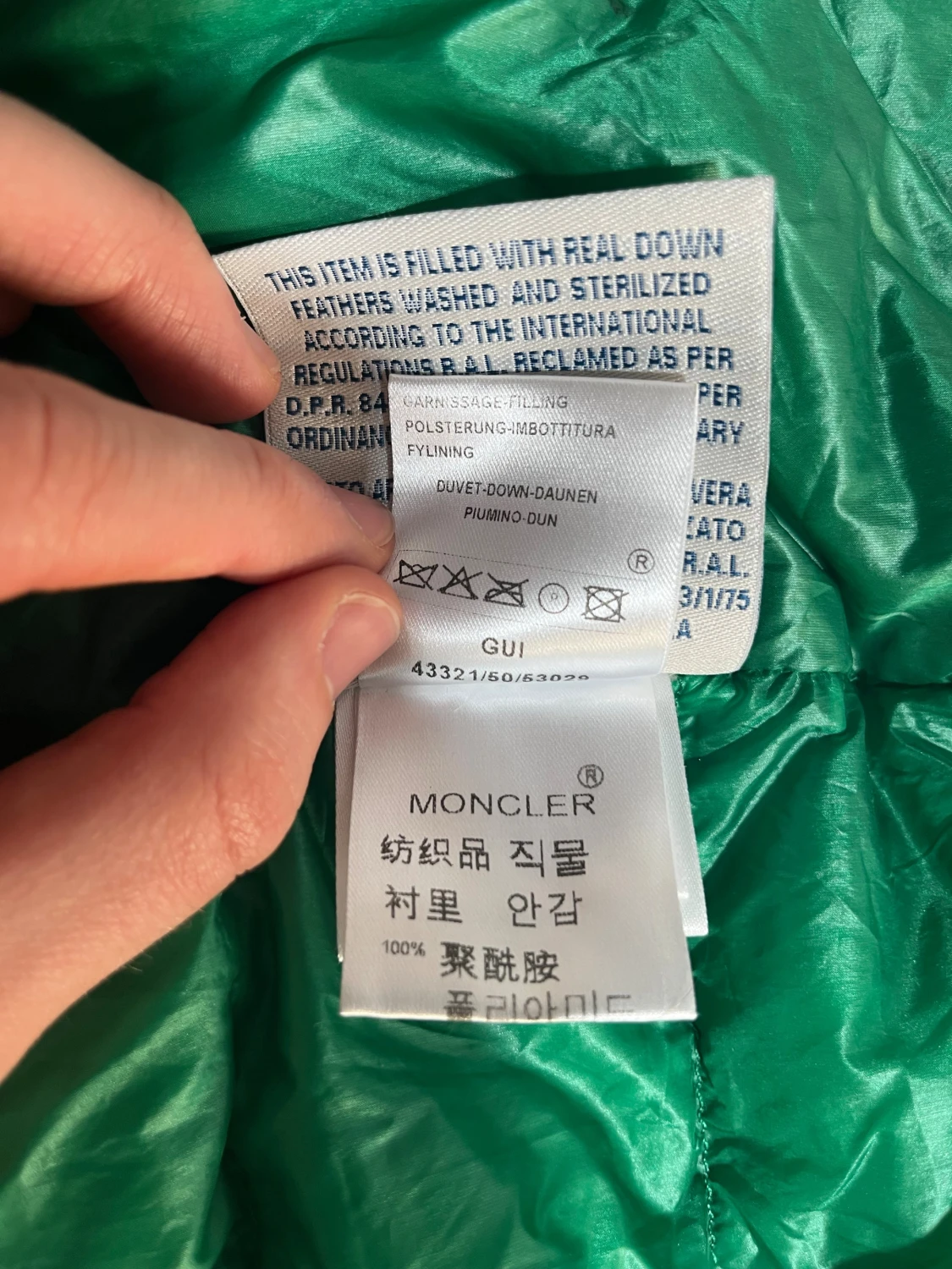 Moncler Gui Väst i Grön Storlek S (Grischelino Västen) [ÄKTA] - 5