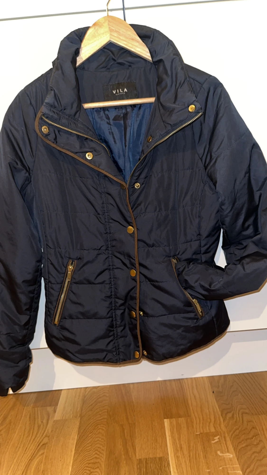 Snygg jacka från Vila blå - storlek S - 3