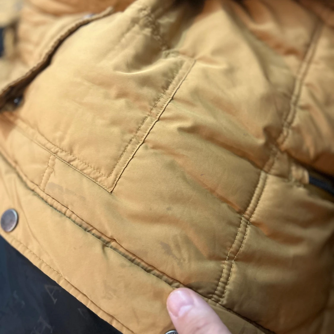 Gul pufferjacka från Hammond - 3