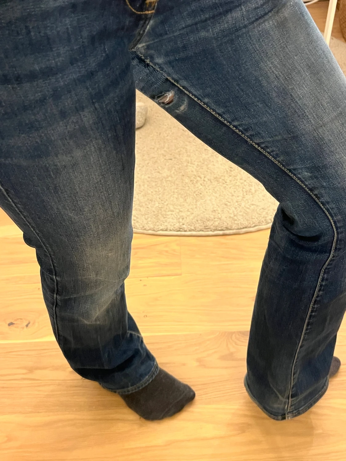 Bootcut lågmidjade jeans - 3