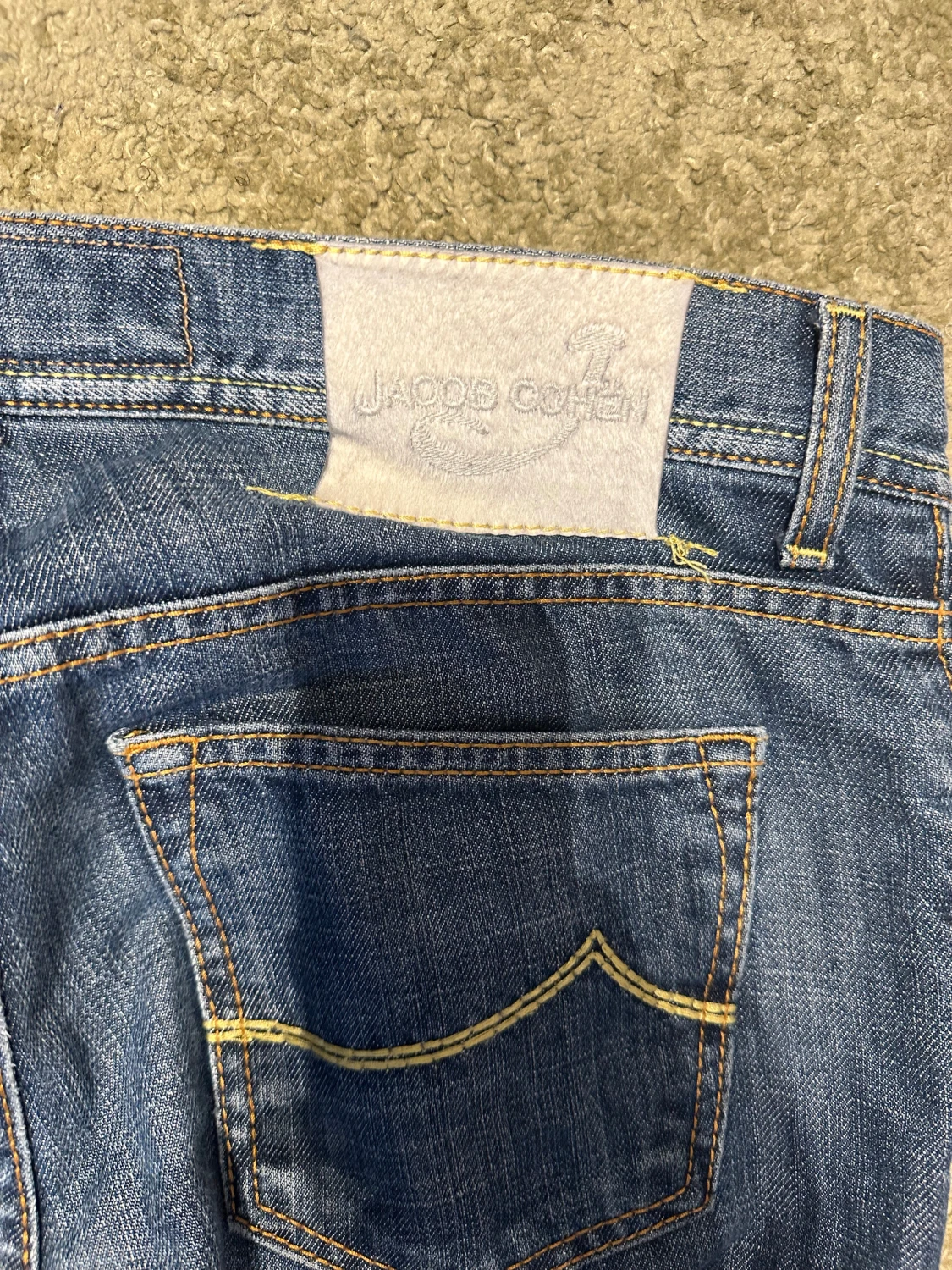 Jacob Cohen blå jeans straight fit - 5