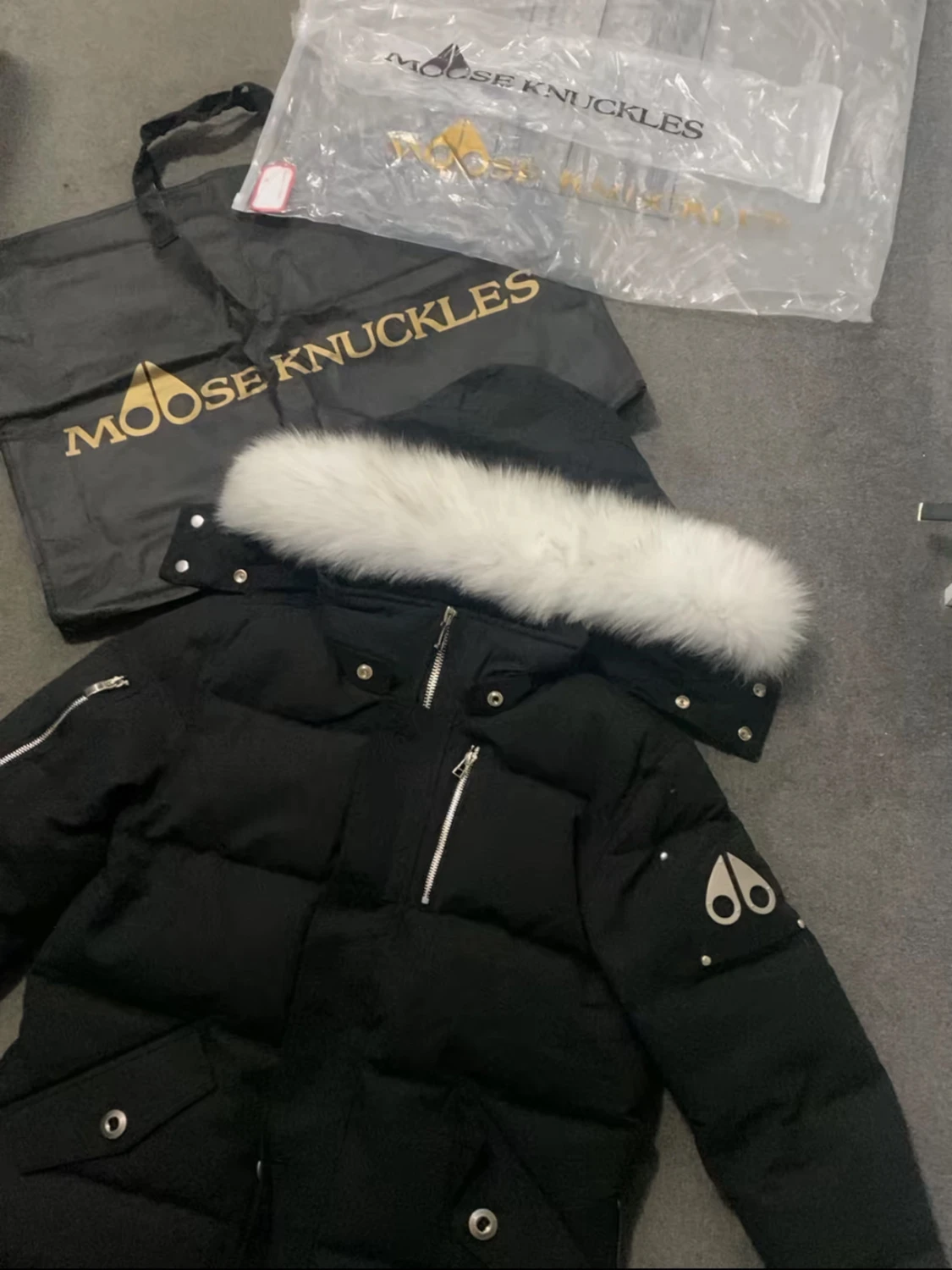  Moose Knuckles jacka 3Q äkta