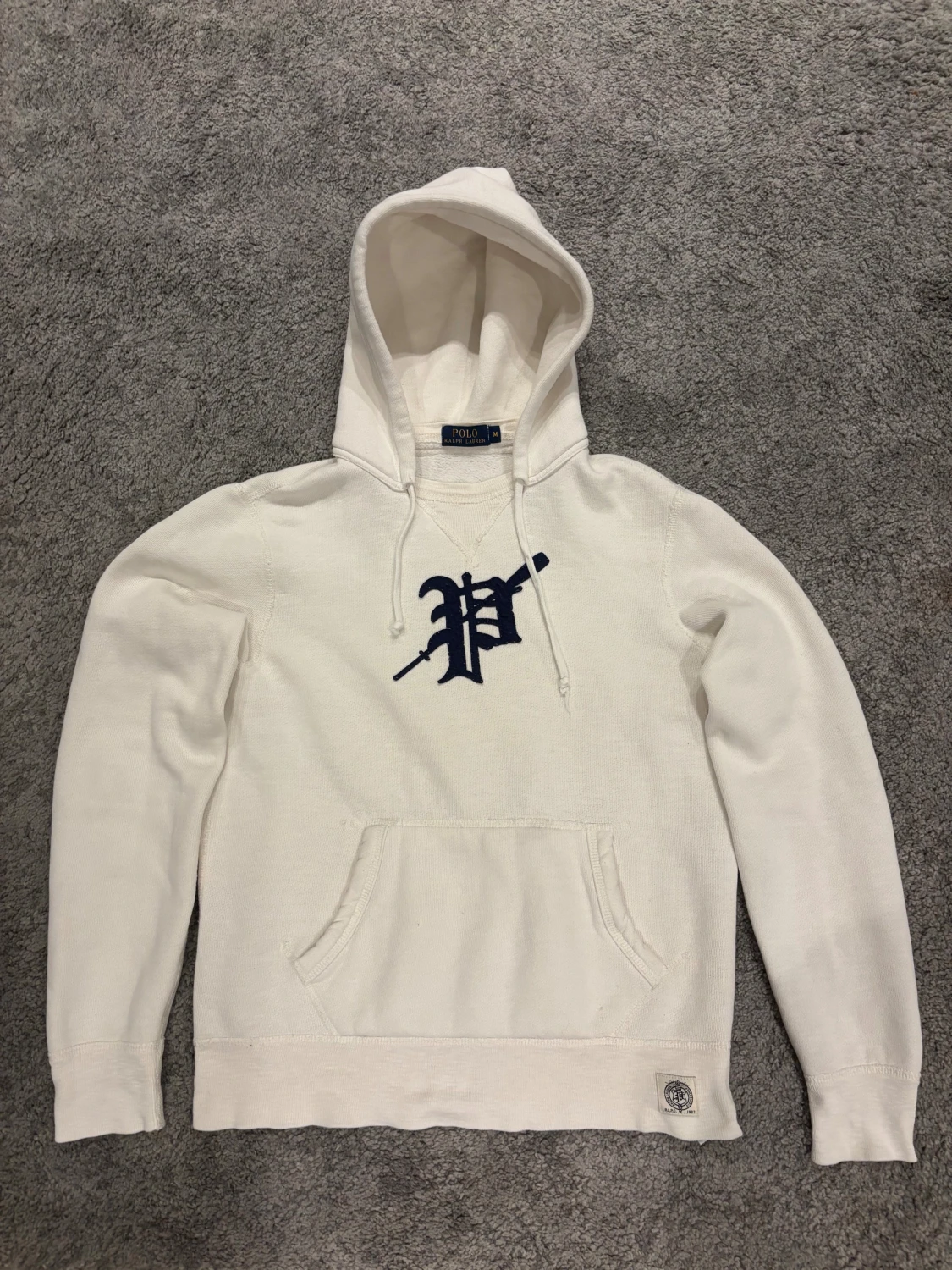Polo Ralph Lauren vit hoodie