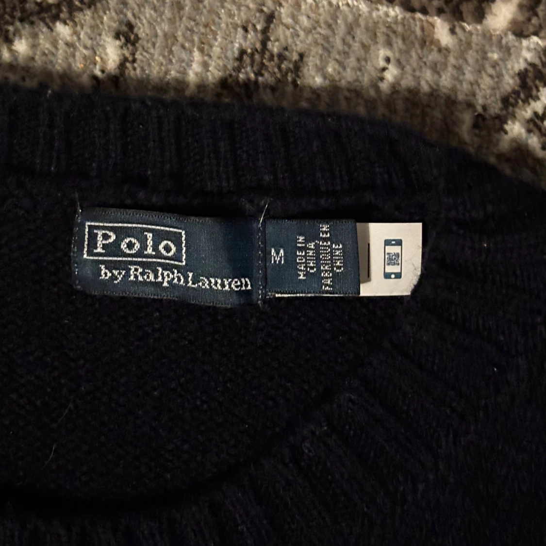 Svart stickad Polo Bear Ralph Lauren tröja - 3