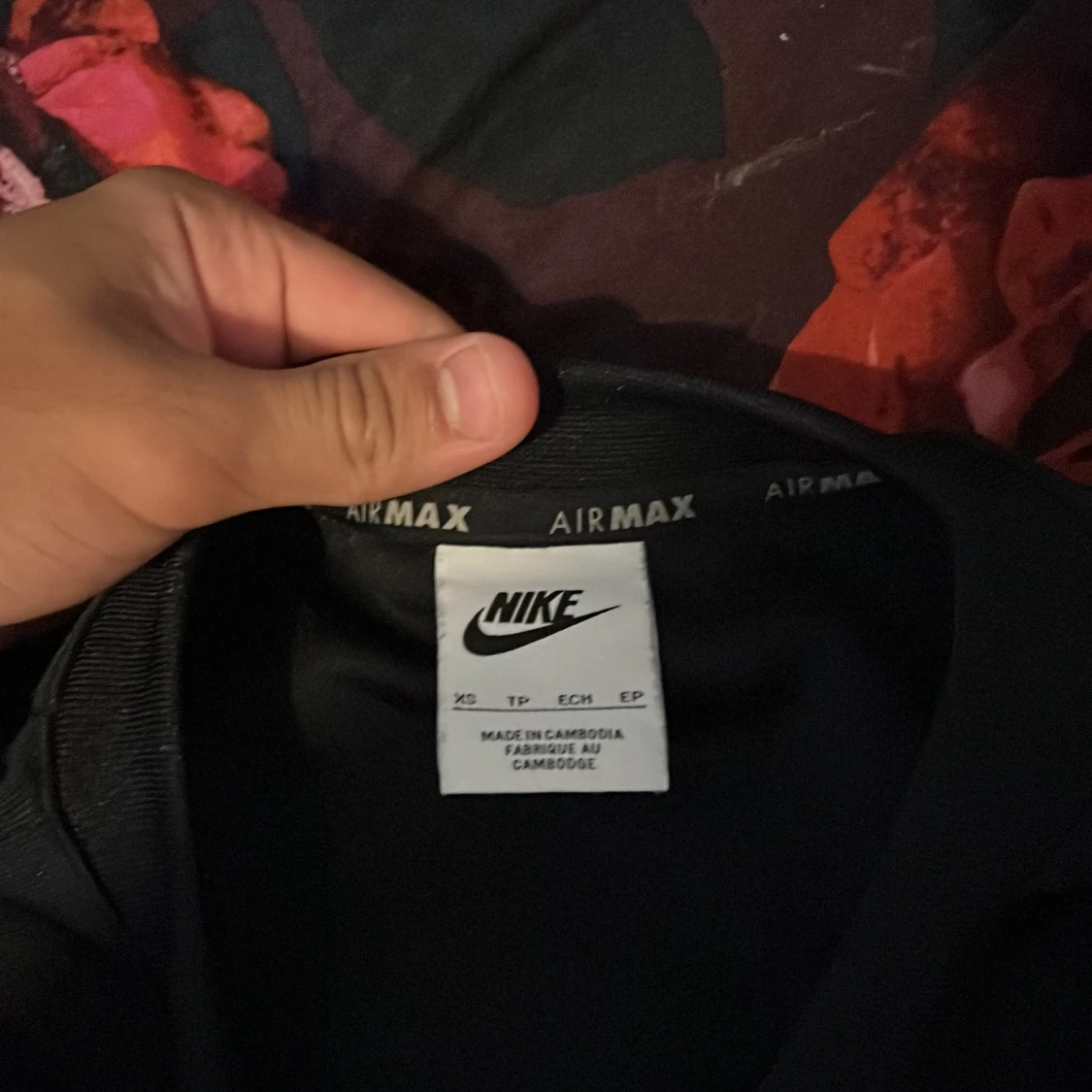 Svart Nike Air Max sweatshirt XS - 2