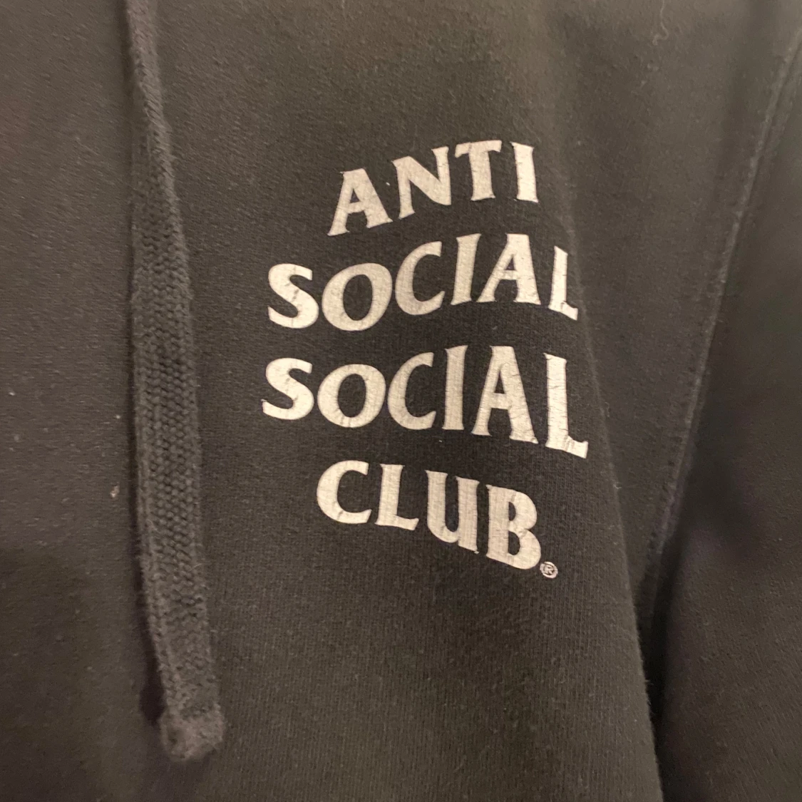 Svart hoodie Anti Social Social Club - 1