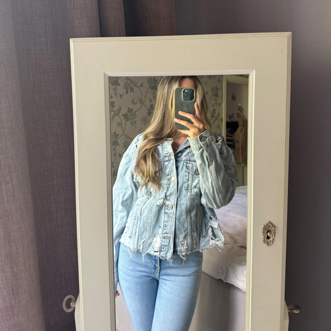 Ljusblå jeansjacka - 3