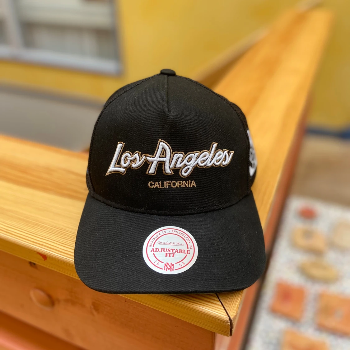 Svart Los Angeles keps Mitchell & Ness - 1