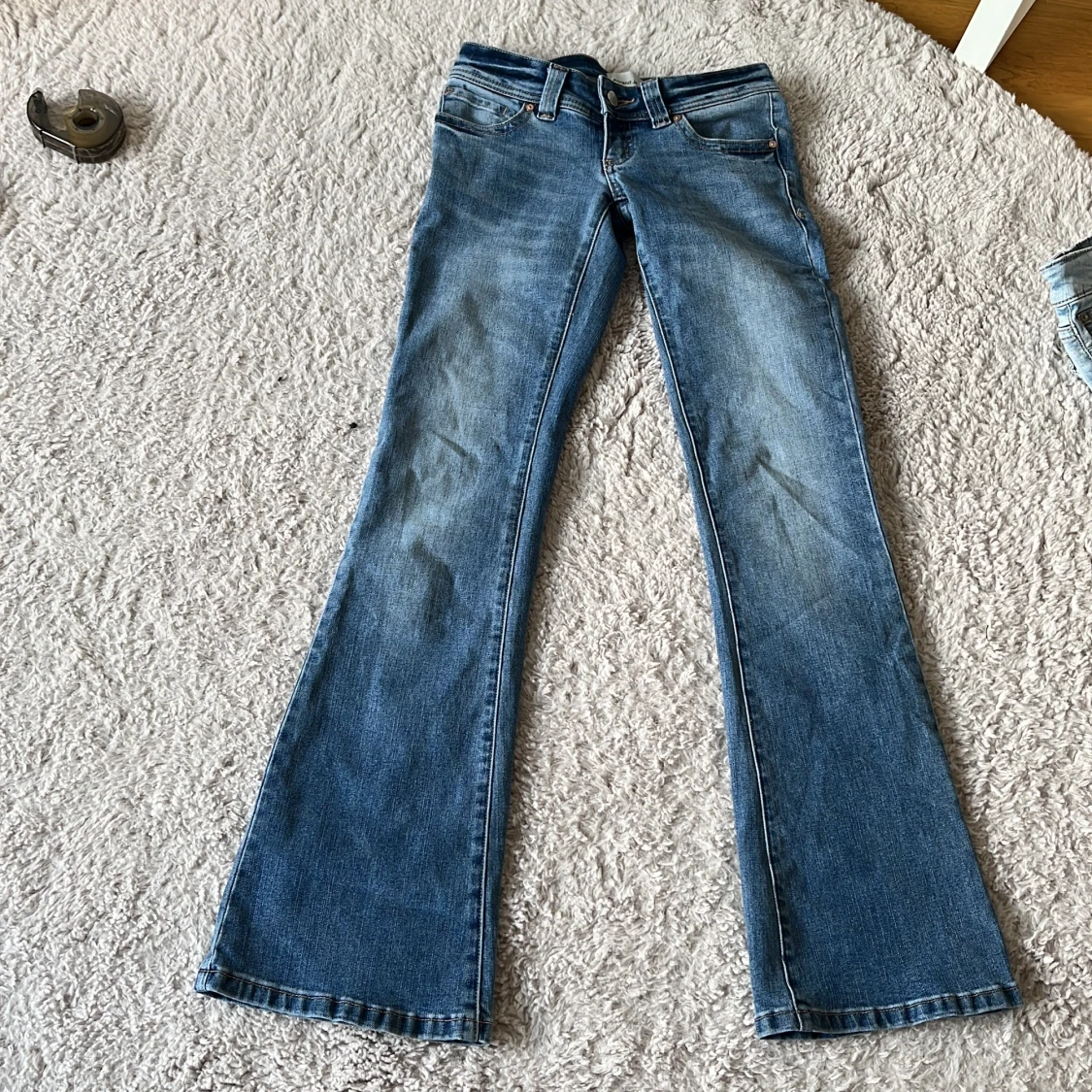 Blå bootcut jeans Abrand - 1