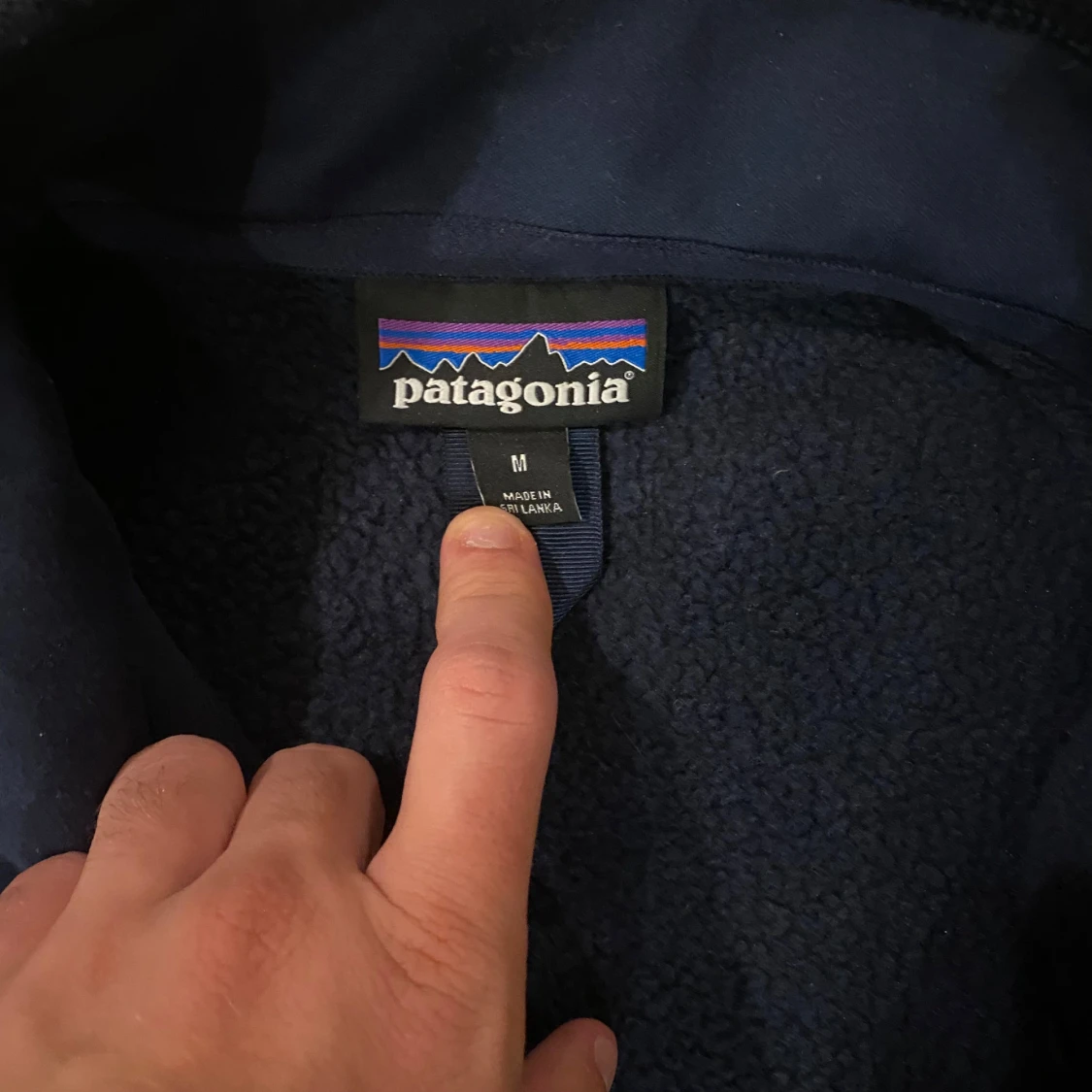 Patagonia fleece väst mörkblå  - 3
