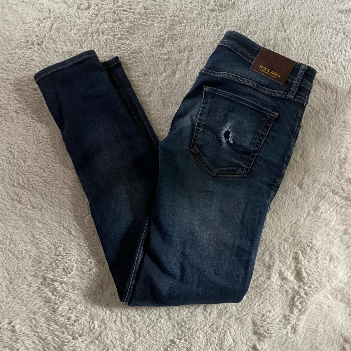 Mörkblå skinny jeans Jack & Jones - 2