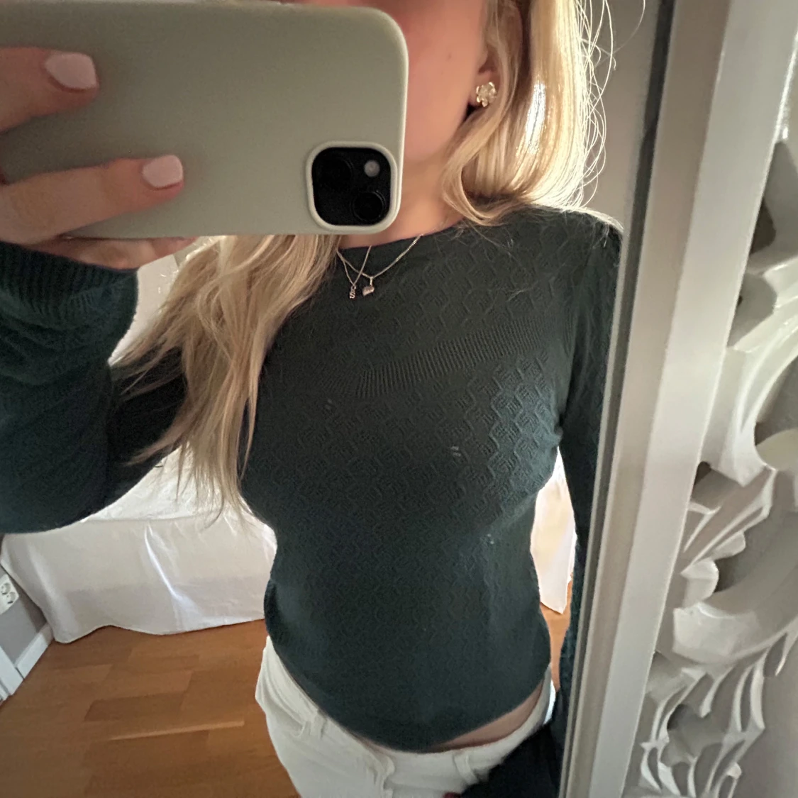 Grön topp med mönster - 2