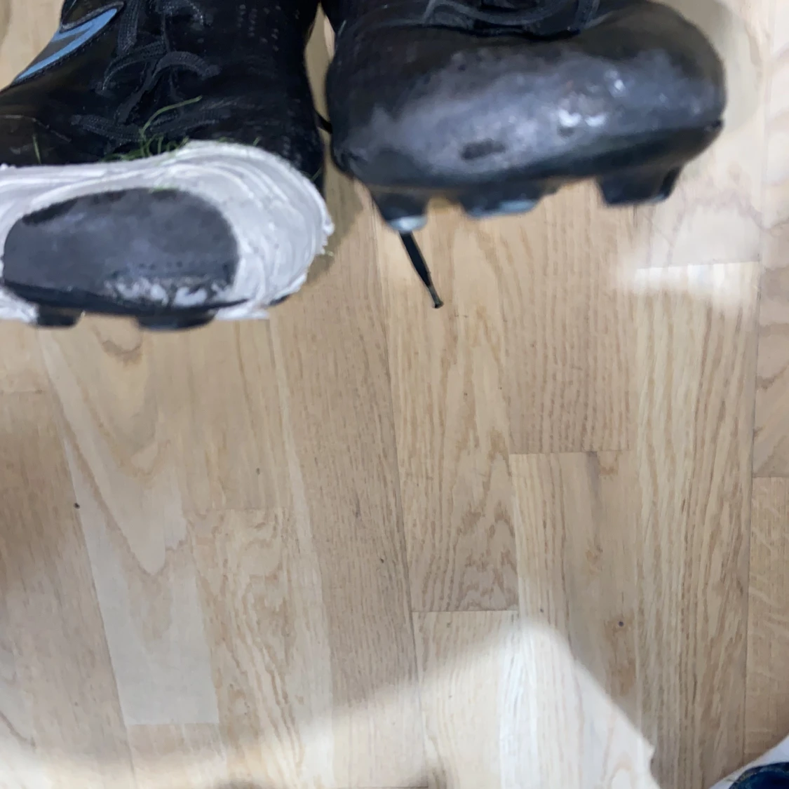 Nike Tiempo svarta fotbollsskor - 2