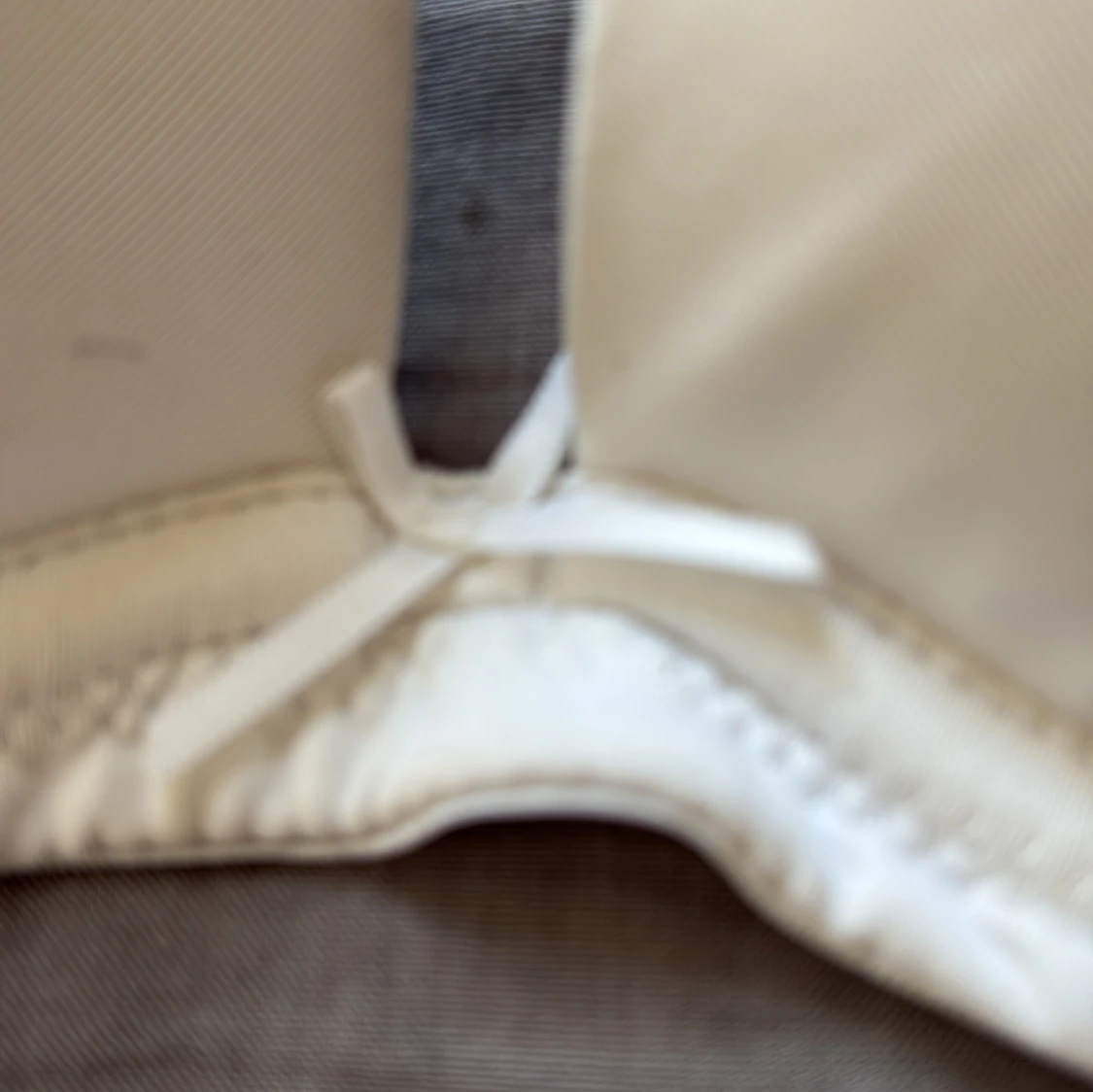 Vit bh med rosett - 1