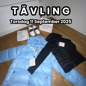 TÄVLING!🔥 - TÄVLING! Den 20 September kommer 3 vinnare lottas fram och vinna dessa sjuka priser😍🔥.          Allt du behöver göra för att delta i tävlingen: 1- Följ oss här på plick. 2- gilla alla våra annonser (även de såld markerade) 3- de var allt, vi ses den 20 september, lycka till!🥰🙌🏻🤑