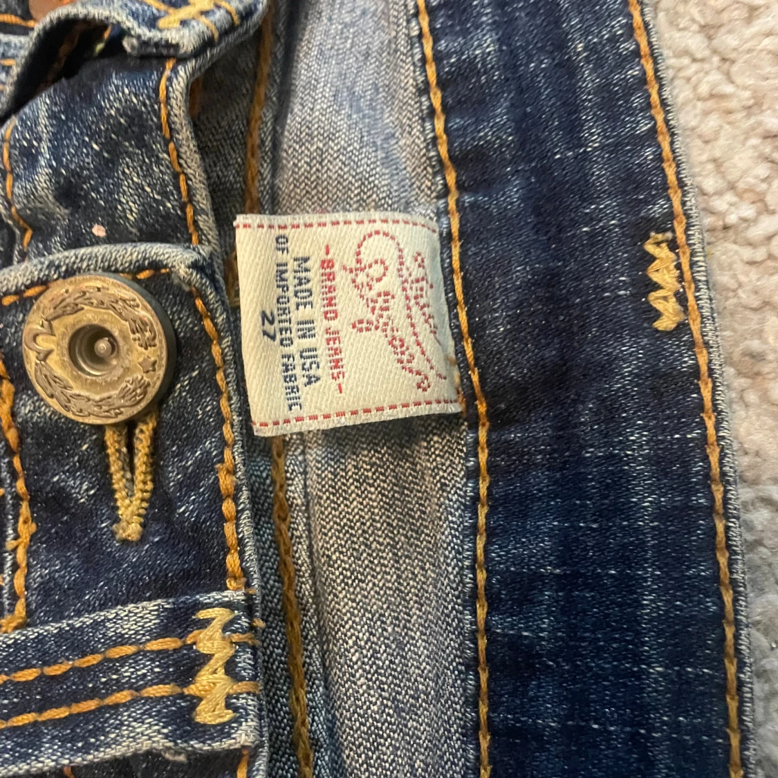 True Religion blå bootcut jeans - 1