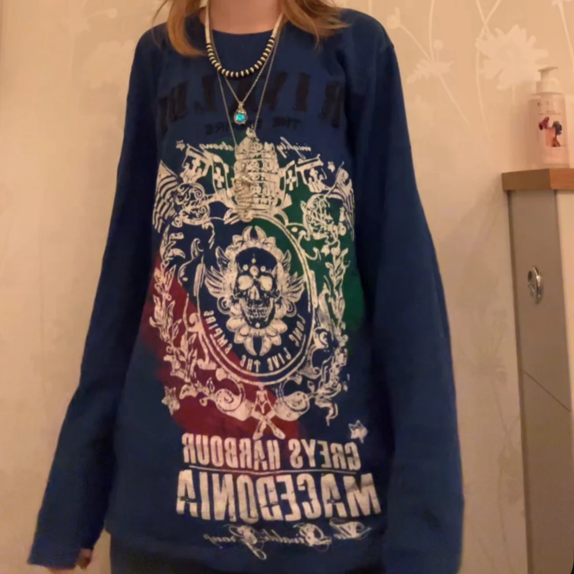 Blå långärmad tröja Rivaldi  - 4