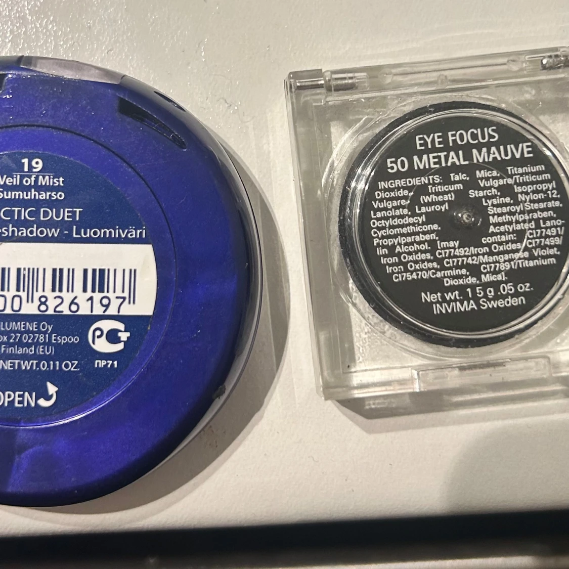 Duo och singelögonskugga Lumene & Invima - 1