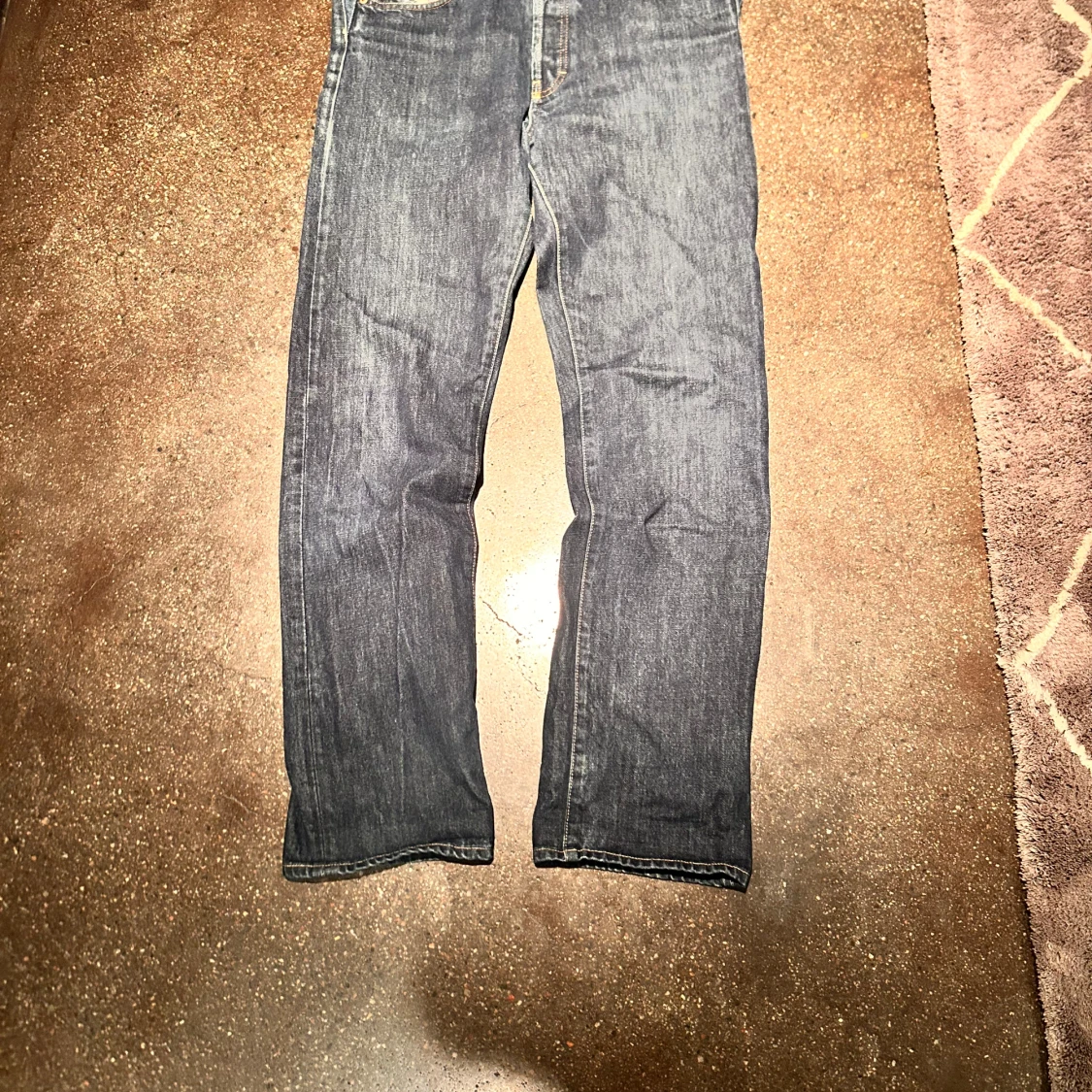 Blå raka jeans från Diesel