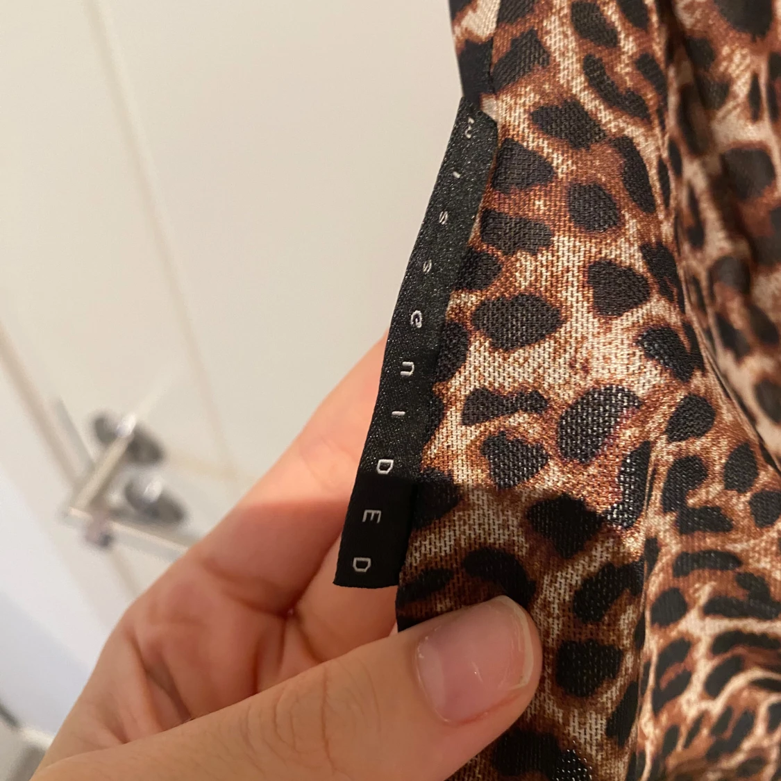 Leopardmönstrad mesh-topp från missguided - 2