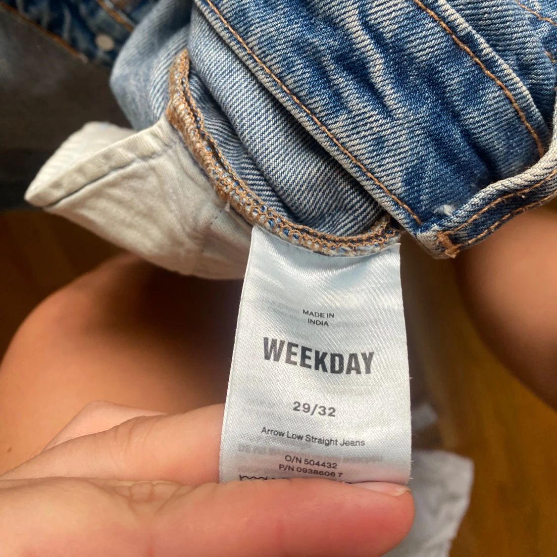 Weekday Arrow Low Straight Jeans 29/32 - 3