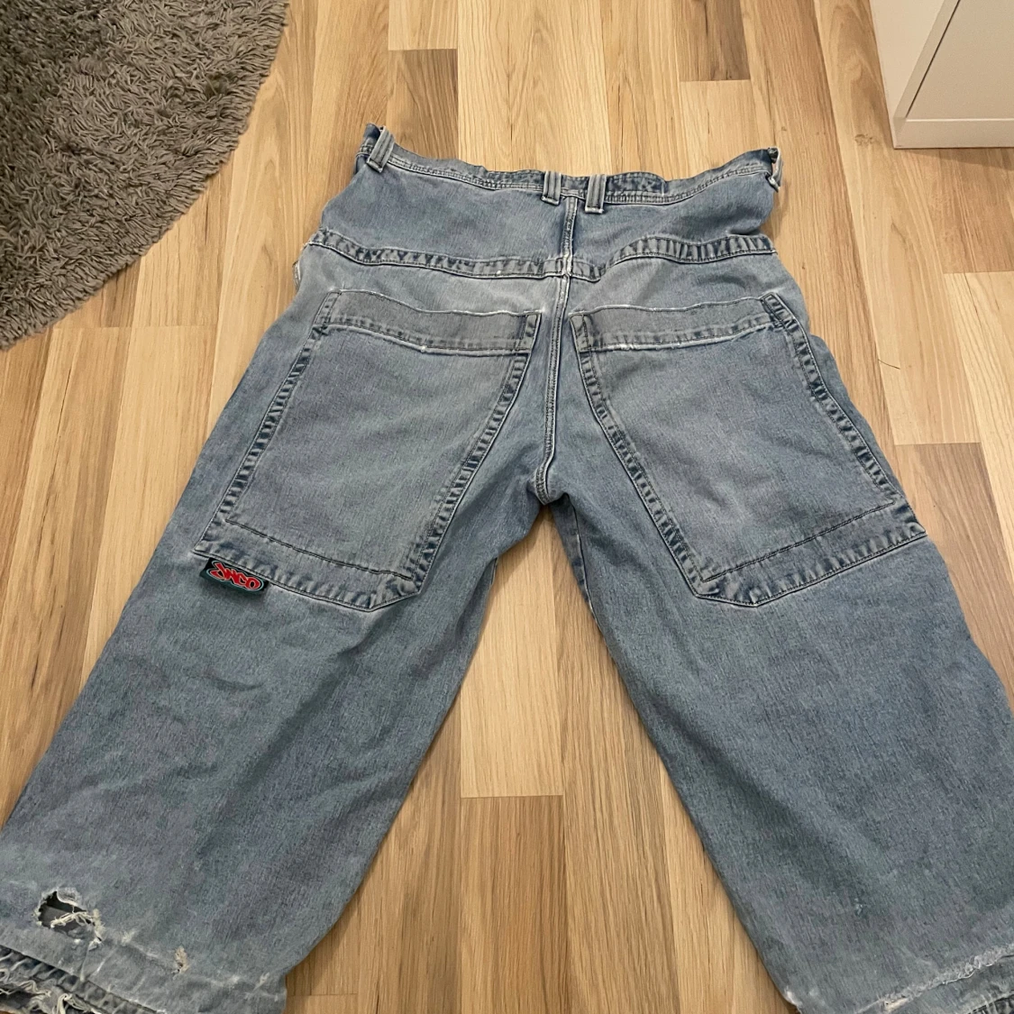 JNCO wide jeans med brodyr, 26" - 1