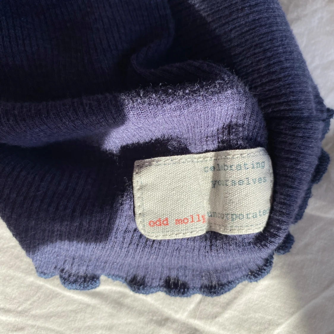 Lila långärmad topp Odd Molly spets - 2