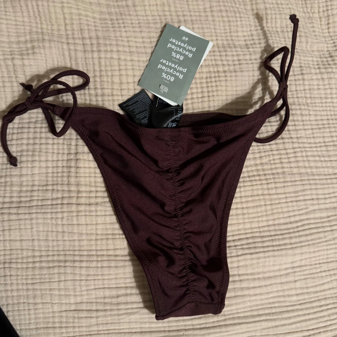 Mörkbrun bikiniunderdel - 1