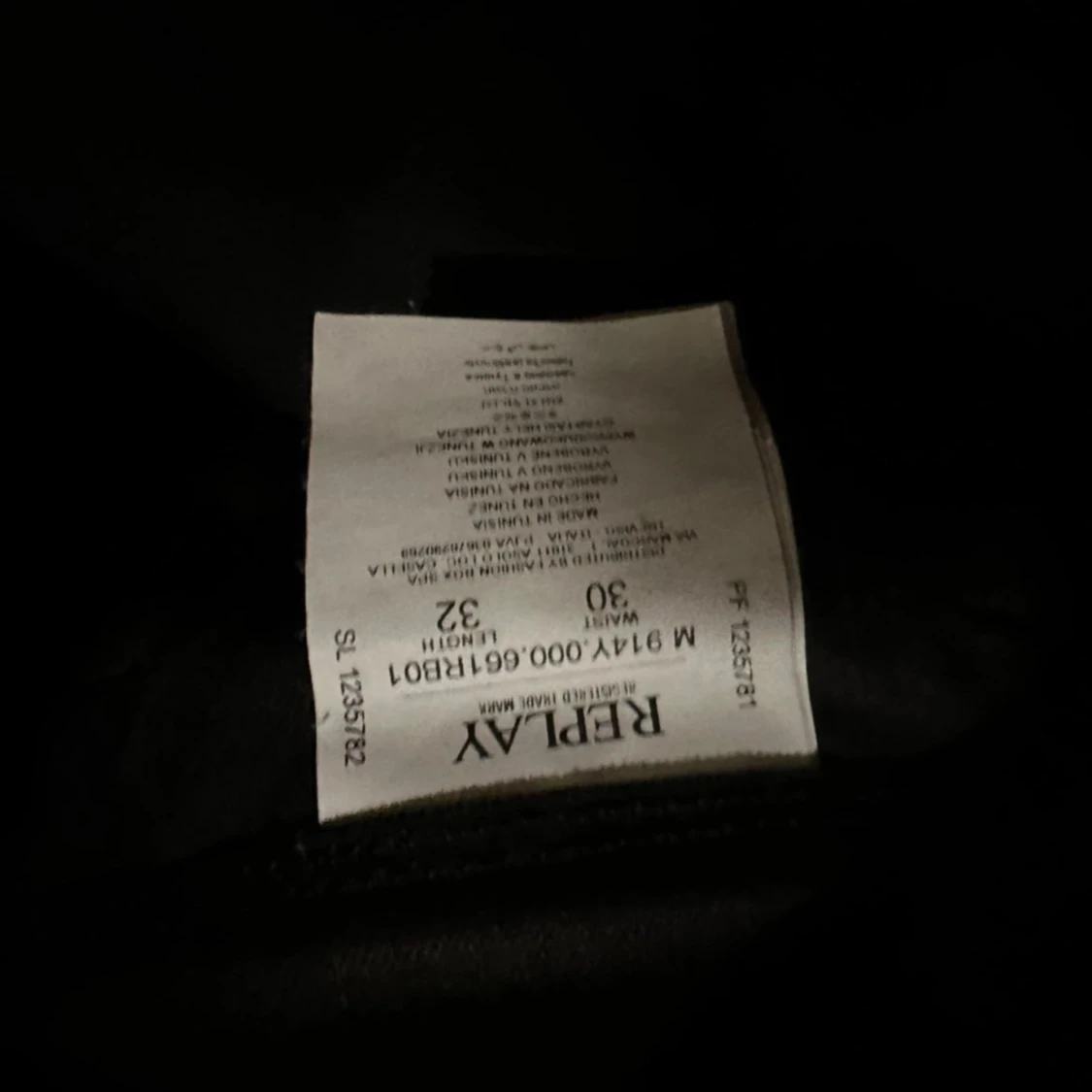 Svarta Replay Anbass jeans, W30 L32 - 3